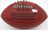 Phil Simms Autographed NFL Leather Football New York Giants Beckett QR #BH26909