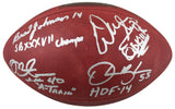 Bucs (4) Sapp, Brooks, Johnson & Alstott Signed SB XXXVII Logo Duke Football BAS