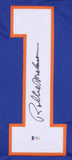 Roland Melanson Signed New York Islanders Jersey (Beckett COA) Rollie the Goalie