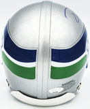 DEVON WITHERSPOON AUTOGRAPHED SEAHAWKS THROWBACK MINI HELMET MCS 229504