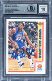 Lakers Magic Johnson Signed 1991 Upper Deck #464 Card Auto 10! BAS Slabbed