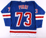 Brandon Pirri Signed Rangers Jersey (Beckett) Las Vegas Golden Knights Center