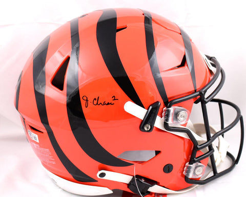 Ja'Marr Chase Autographed Cincinnati Bengals Full Size Speed Flex-Beckett W Holo