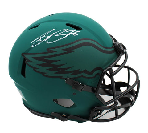 Saquon Barkley Signed Philadelphia Eagles Speed Authentic Rave NFL Helmet