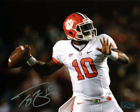 TAJH BOYD AUTOGRAPHED SIGNED CLEMSON TIGERS 8x10 PHOTO COA