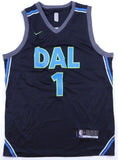 Dennis Smith Jr. Signed Dallas Mavericks Jersey (JSA) 2017 Top 10 NBA Draft Pick