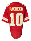 Isiah Pacheco Kansas City Signed Red Football Jersey JSA Hologram