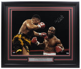 Evander Holyfield Signed Framed 16x20 Boxing Photo Fanatics Hologram