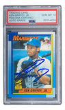 Ken Griffey Jr Signed Mariners 1990 Topps #336 Rookie Card PSA/DNA Gem MT 10