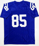 Eric Ebron Autographed Blue Pro Style Jersey - JSA W Auth