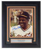 Willie Mays San Francisco Giants Signed Framed 8x10 Photo PSA/DNA