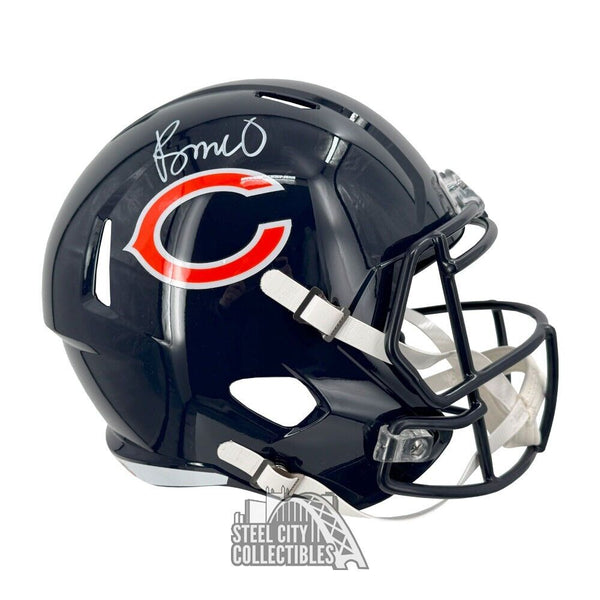 Rome Odunze Autographed Chicago Speed Replica Full Size Helmet - Fanatics