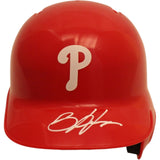 Bryce Harper Autographed/Signed Philadelphia Phillies Mini Helmet FAN 46687