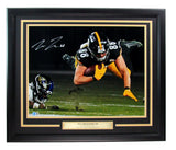 Pat Freiermuth Autographed 16x20 Photo Pittsburgh Steelers Framed Beckett 192919