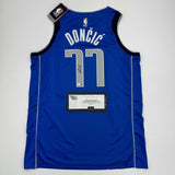 Autographed/Signed Luka Doncic Dallas Mavericks Blue Authentic Jersey Panini COA