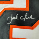 Autographed/Signed Jack Clark San Francisco White Baseball Jersey JSA COA