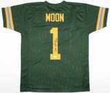 Warren Moon Signed Edmonton Eskimos Jersey Inscribed "HOF 06" (JSA COA) CFL Star