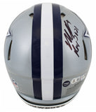 Cowboys Smith, Dorsett, Parsons & Prescott Signed F/S Speed Proline Helmet BAS 2