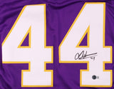 Josh Metellus Signed Minnesota Vikings Jersey (Beckett) 2020 Draft Pick / Safety