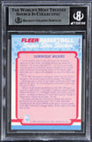 Hawks Dominique Wilkins Authentic Signed 1988 Fleer Stickers #11 Card BAS Slab