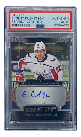 Evgeny Kuznetsov Signed 2018 Upper Deck #G-EK Capitals Hockey Card PSA/DNA