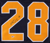 Zemgus Girgensons Signed Sabres Jersey (Beckett)14th Overall Pick 2112 NHL Draft