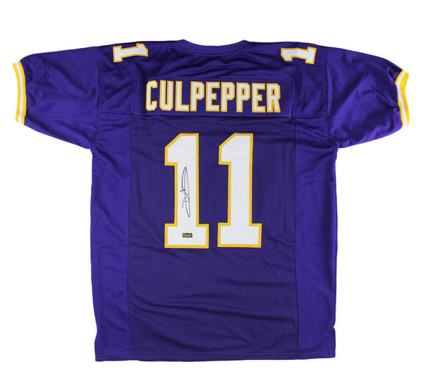 Daunte Culpepper Signed Minnesota fashion Pro Black Football Jersey (JSA)