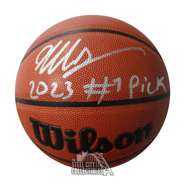 Victor Wembanyama 2023 #1 Pick Autographed Wilson Basketball - Fanatics