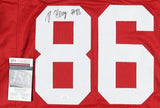 Peyton Hendershot Signed Indiana Hoosiers Jersey (JSA COA) Dallas Cowboys T.E.