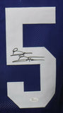 Brian Bosworth Autographed/Signed Seattle Seahawks Blue XL Jersey JSA 15099