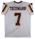 Joe Theismann "83 MVP" Authentic Signed White Pro Style Jersey BAS Witnessed