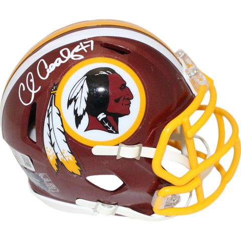 Chris Cooley Autographed Washington Redskins Speed Mini Helmet Beckett 48058