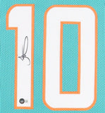 Tyreek Hill Signed Miami Dolphins 35"x43" Framed Jersey (Beckett) All Pro WR