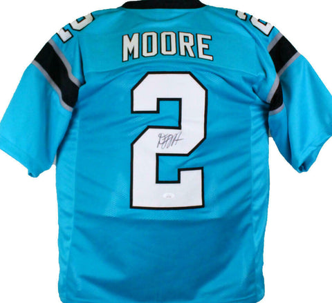 DJ Moore Autographed Teal Pro Style Jersey - JSA W *Black