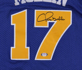 Chris Mullin Signed Golden State Warriors Custom On-Court Style Jersey PSA Holo