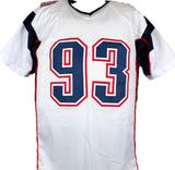 Richard Seymour Autographed White Pro Style Jersey w/HOF-Beckett W Hologram