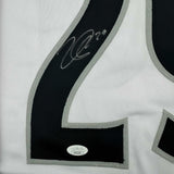 Autographed/Signed Nathan MacKinnon Colorado White Hockey Jersey JSA COA #2