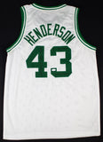 Gerald Henderson Signed Boston Celtics Jersey twice inscribed (JSA COA) 2xChamp