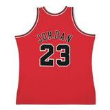 Michael Jordan Autographed 1998 Chicago Bulls Red Authentic Finals Jersey UDA