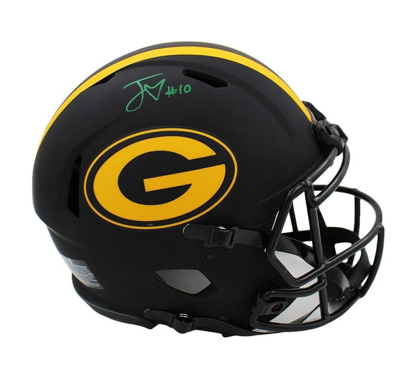 Jordan Love Signed Green Bay Packers Speed Authentic Eclipse NFL Helmet