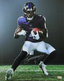 Zay Flowers Autographed 16x20 Photo Baltimore Ravens Beckett 184957