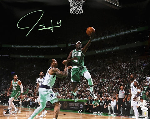 Jrue Holiday Boston Celtics Signed NBA Finals Layup 16x20 Photo JSA