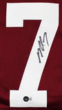 Virginia Tech Michael Vick Authentic Signed Maroon Pro Style Jersey BAS Witness