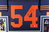 BRIAN URLACHER (Bears thb SKYLINE) Signed Autographed Framed Jersey Beckett HOF