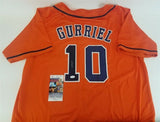 Yuli Gurriel Signed Houston Astros Jersey (JSA COA)2017 World Champ 1st Baseman