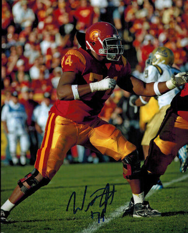 Winston Justice Autographed/Signed USC Trojans 8x10 Photo 11921