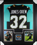 MAURICE JONES-DREW (Jaguars black TOWER) Signed Auto Framed Jersey Beckett