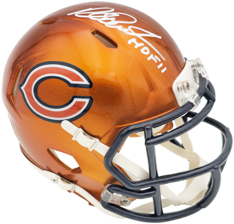 RICHARD DENT AUTOGRAPHED BEARS FLASH ORANGE MINI HELMET HOF 11 BECKETT 230263