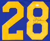 Marshall Faulk Signed Rams Jersey (JSA COA) NFL Most Valuable Player (2000)