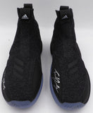 Trae Young Autographed Adidas Shoe Hawks 12.5 (Smudged) Beckett BL93435